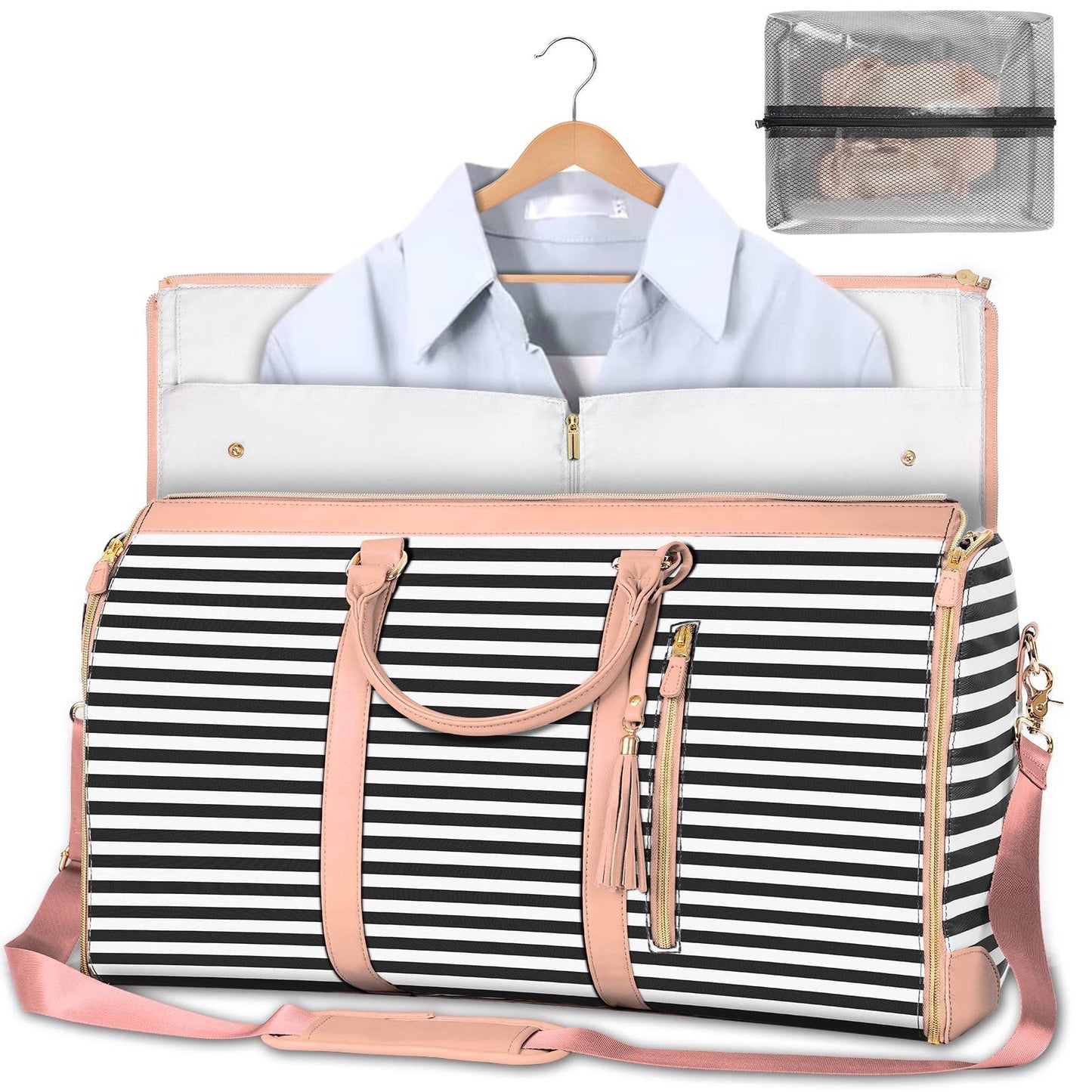 Large Capacity Travel Duffle Bag Folding Suit Bag Waterproof Clothes Tote