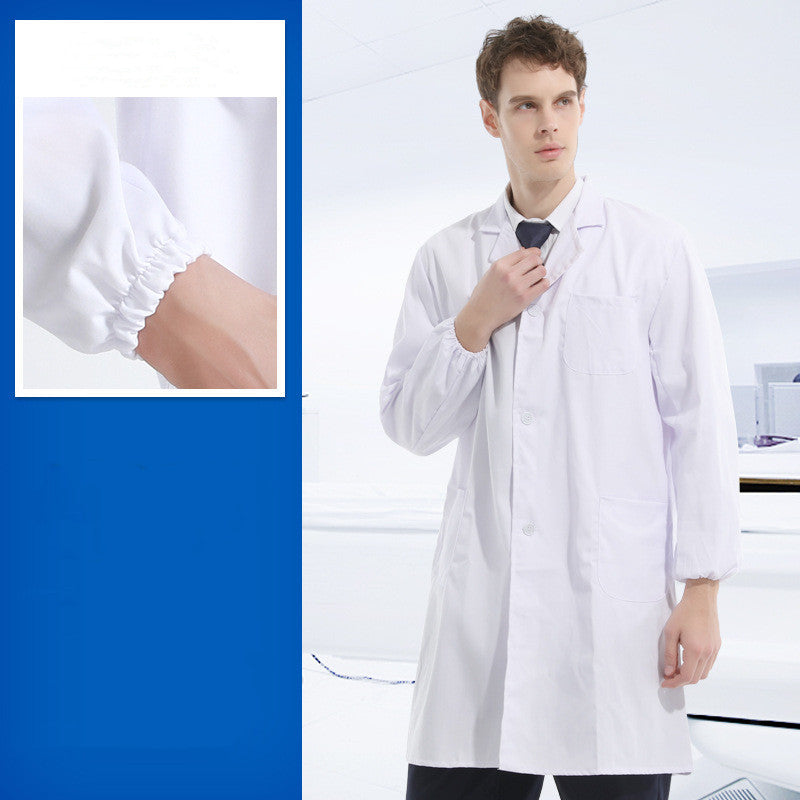 Medical White Coat Printed - Long Sleeve