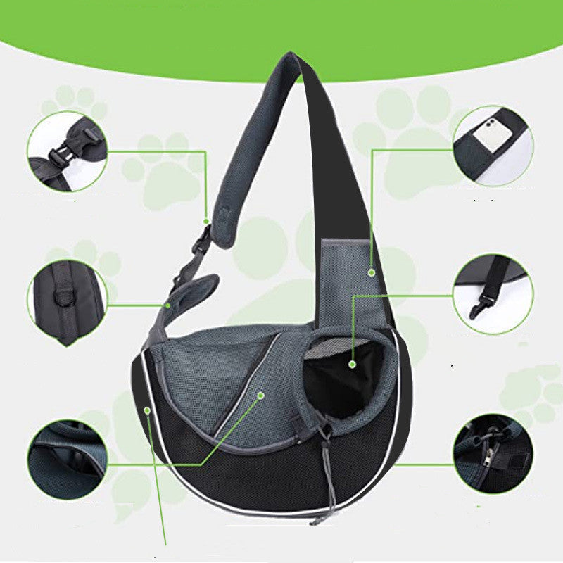 Carrying Pets Bag Outdoor Portable Crossbody Bag For Dogs Cats Pet
