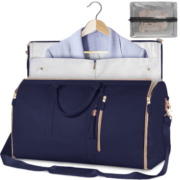 Large Capacity Travel Duffle Bag Folding Suit Bag Waterproof Clothes Tote