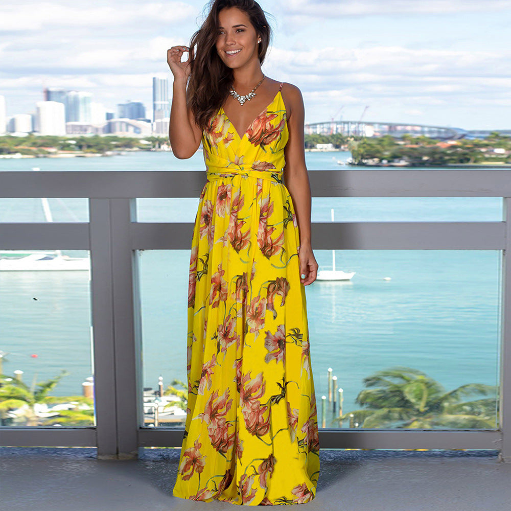 LOW back beach dress