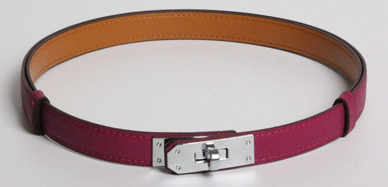 H home 2021 new kelly leather thin belt