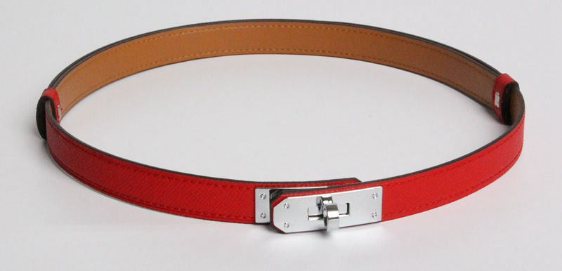 H home 2021 new kelly leather thin belt