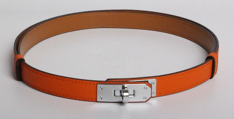 H home 2021 new kelly leather thin belt