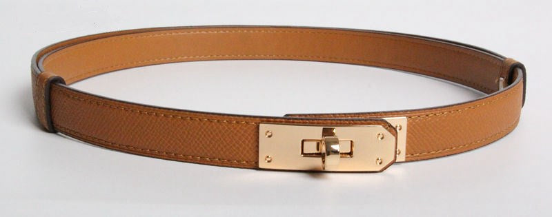 H home 2021 new kelly leather thin belt