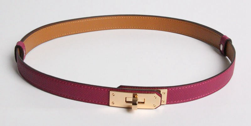 H home 2021 new kelly leather thin belt