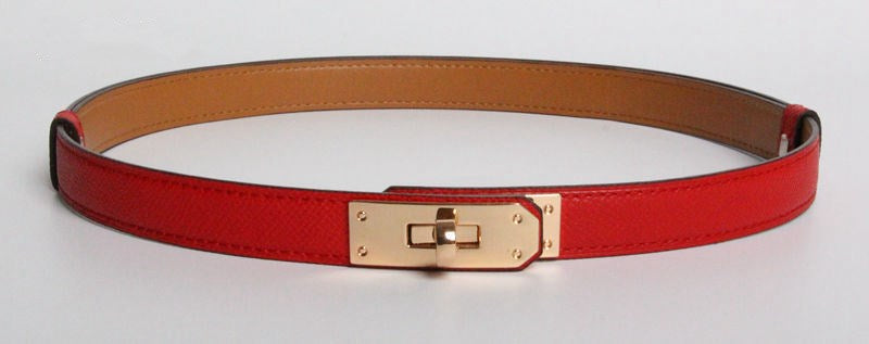 H home 2021 new kelly leather thin belt