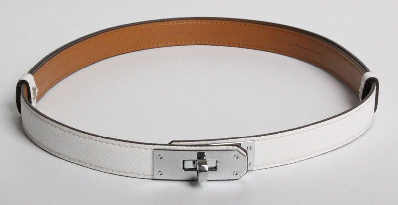 H home 2021 new kelly leather thin belt