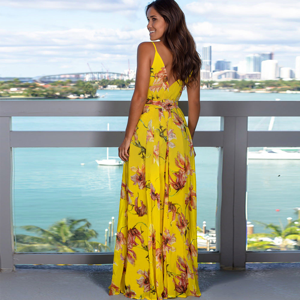 LOW back beach dress