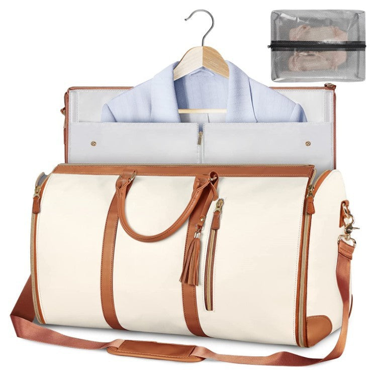 Large Capacity Travel Duffle Bag Folding Suit Bag Waterproof Clothes Tote