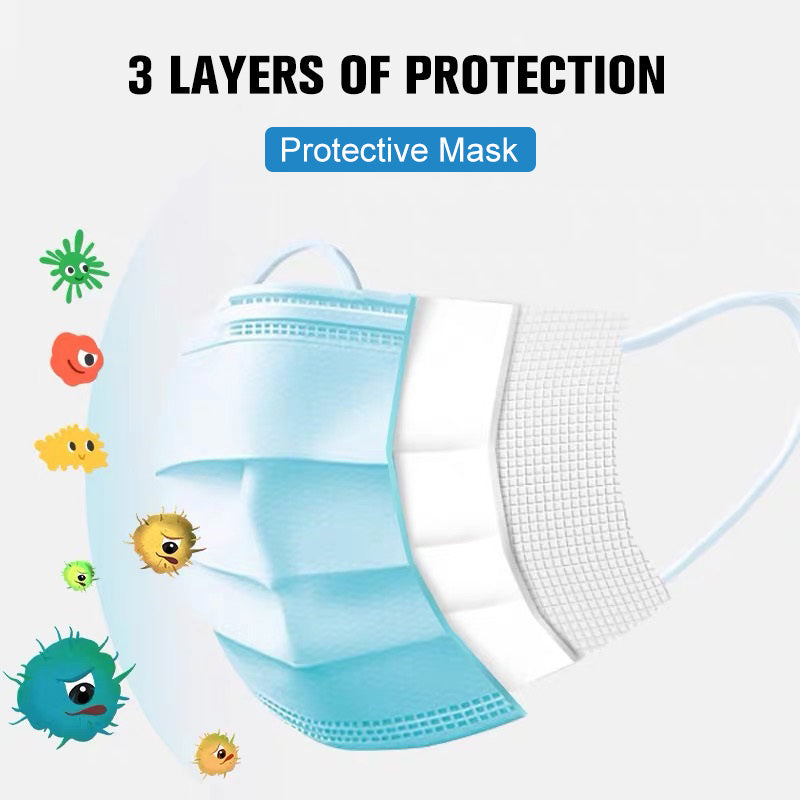 Professional Mask Disposable 3-Ply Face Mask Antiviral Mask