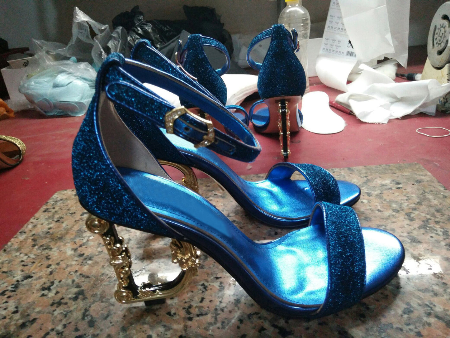 DG Gold high heels