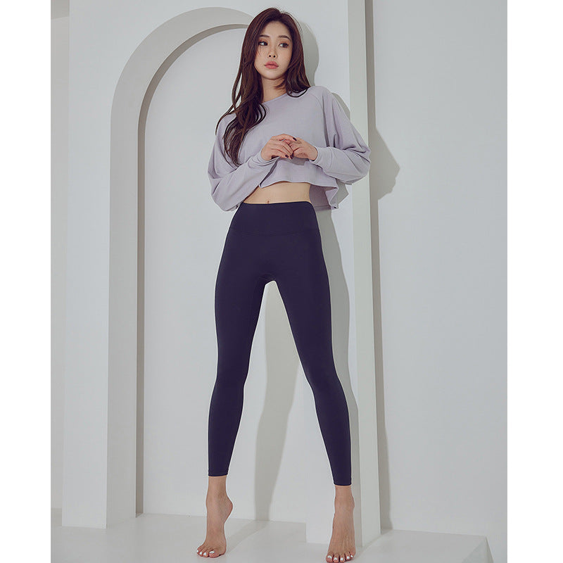 Workout Clothes Long-Sleeved Women's Casual Loose Sports Top