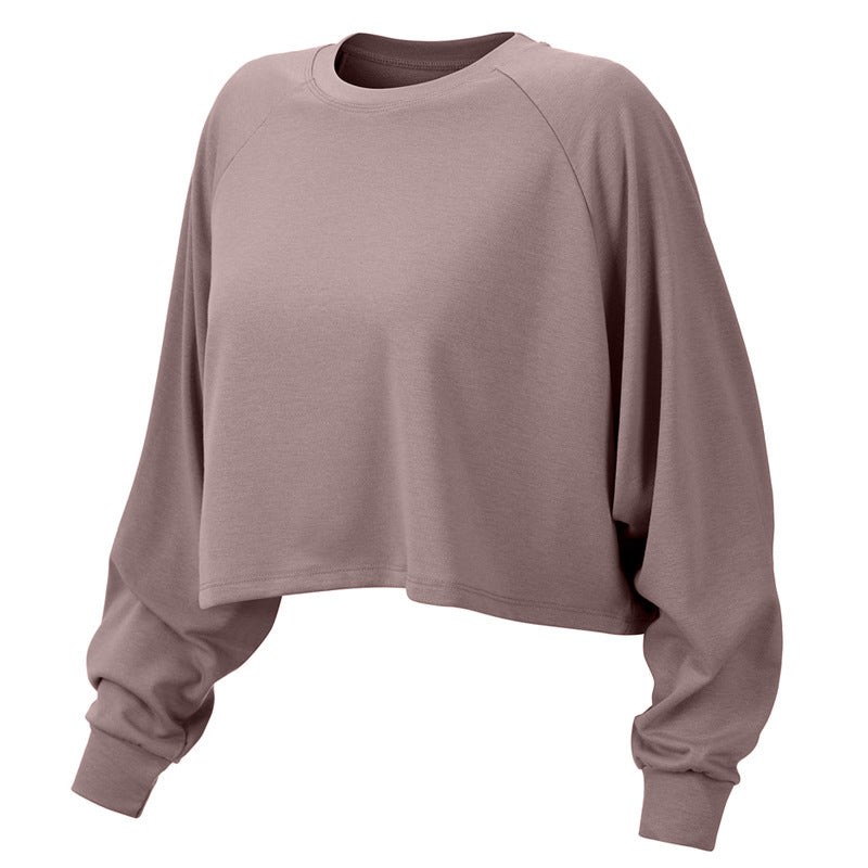 Workout Clothes Long-Sleeved Women's Casual Loose Sports Top