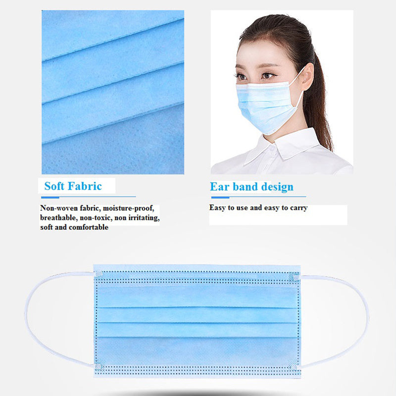 Professional Mask Disposable 3-Ply Face Mask Antiviral Mask