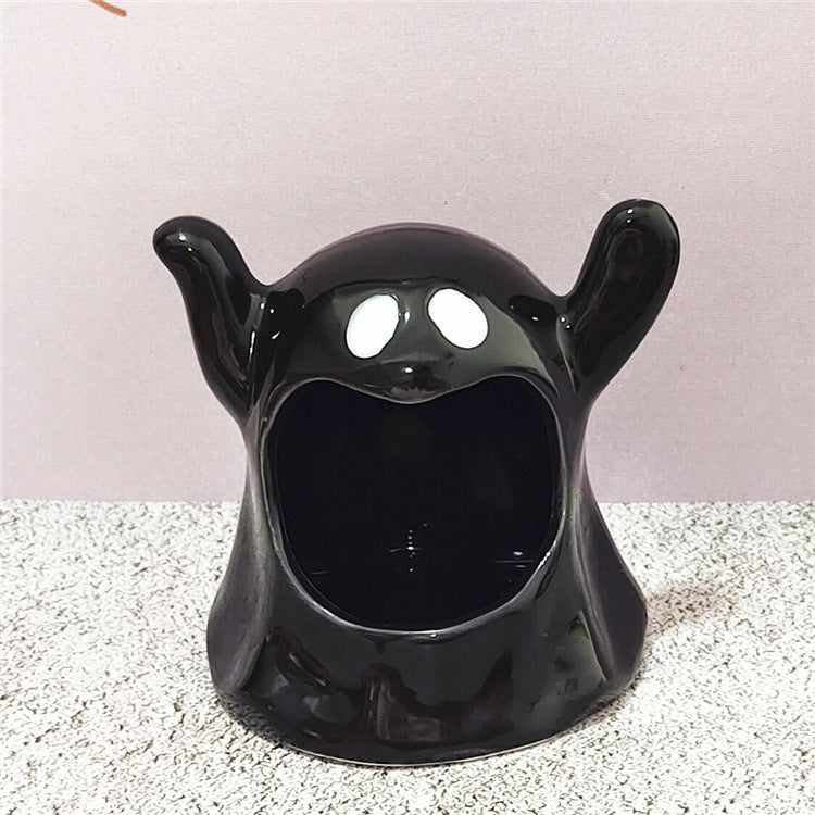 Halloween Ghost Festival Ceramic Craft Ornaments
