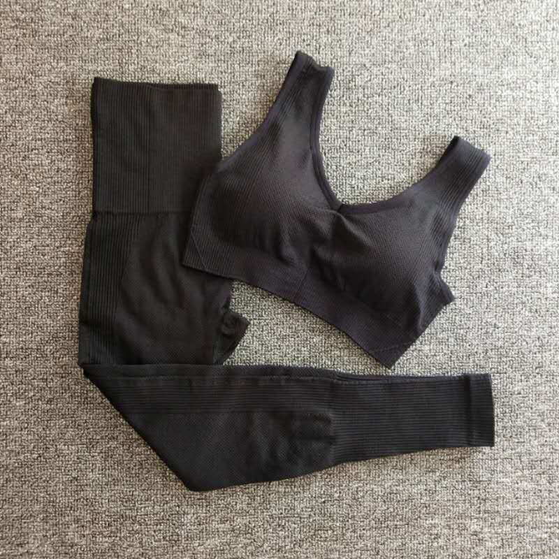 Ribbed yoga set