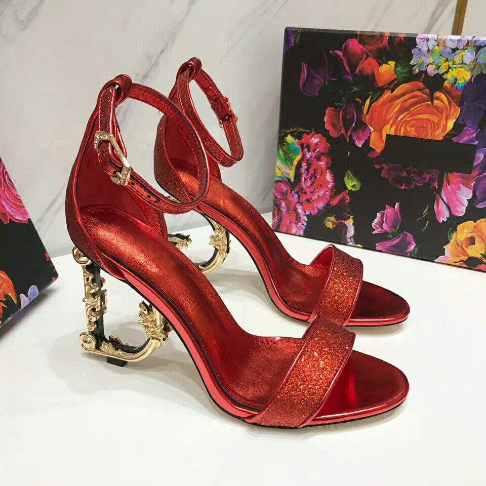 DG Gold high heels