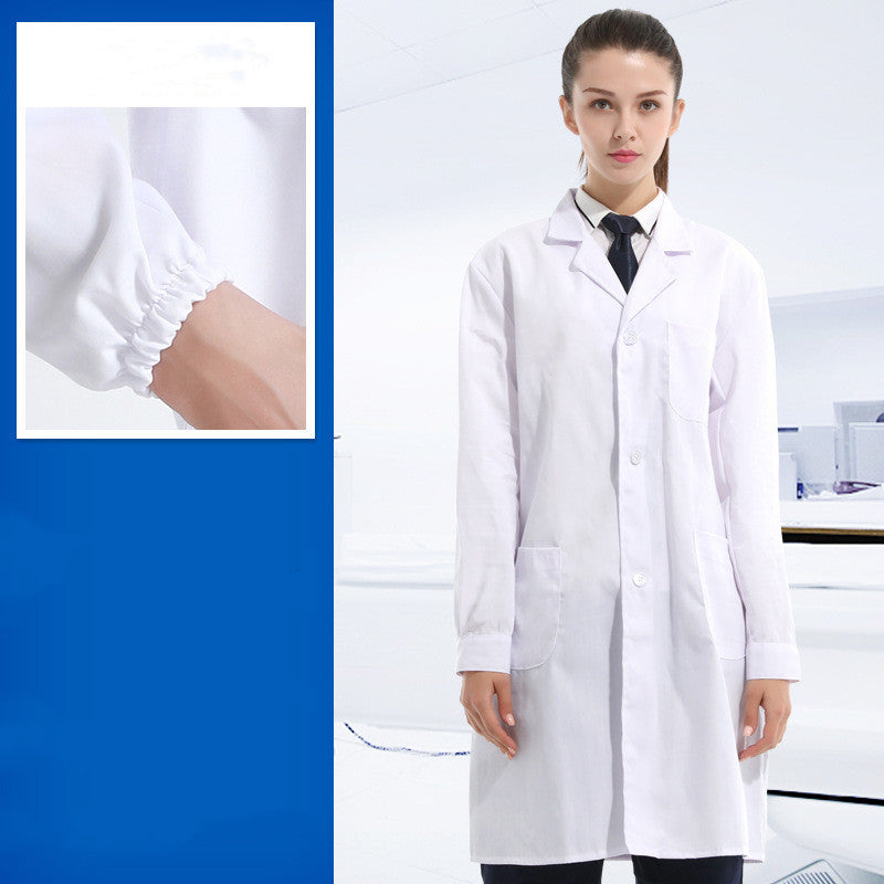 Medical White Coat Printed - Long Sleeve