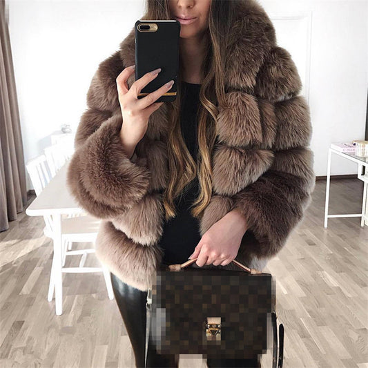 Ladies Faux fur jacket