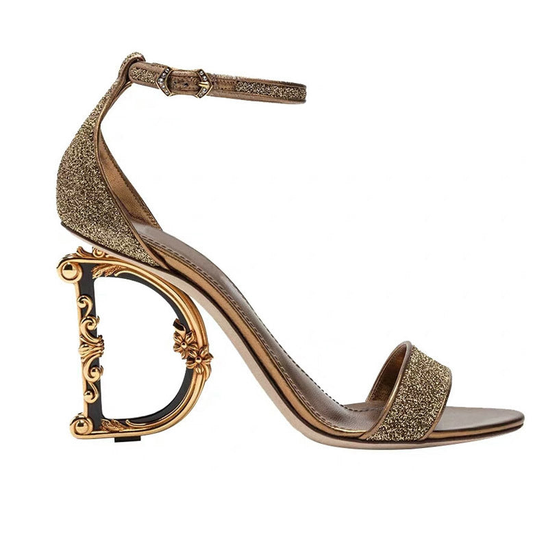 DG Gold high heels