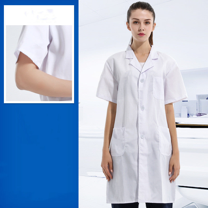 Medical White Coat Printed - Long Sleeve