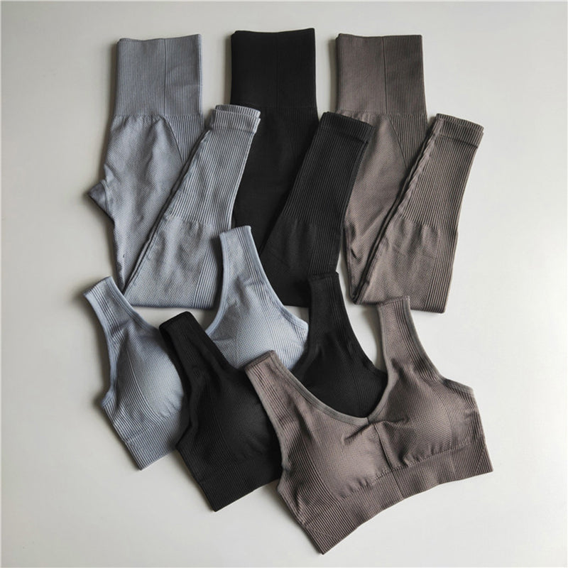 Ribbed yoga set