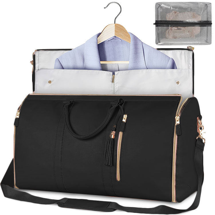 Large Capacity Travel Duffle Bag Folding Suit Bag Waterproof Clothes Tote