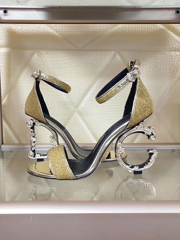 DG Gold high heels