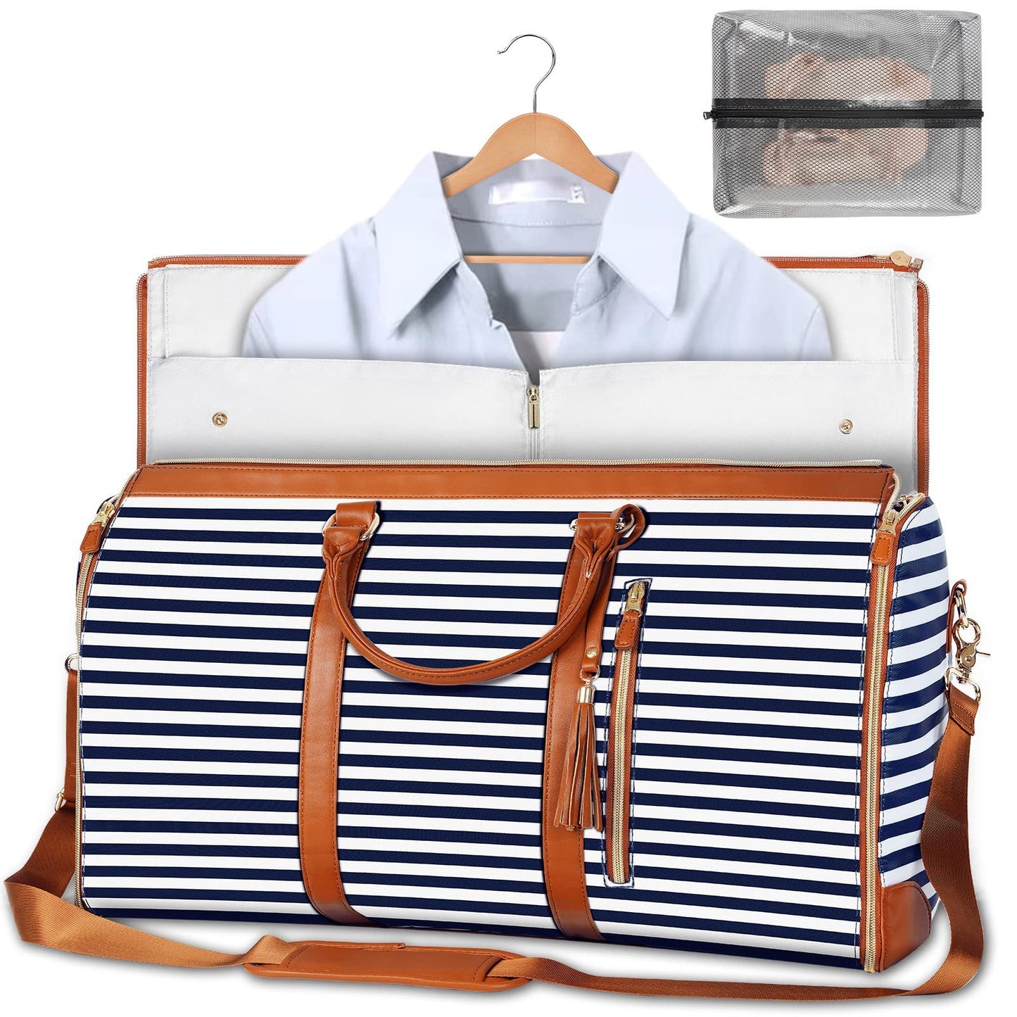 Large Capacity Travel Duffle Bag Folding Suit Bag Waterproof Clothes Tote