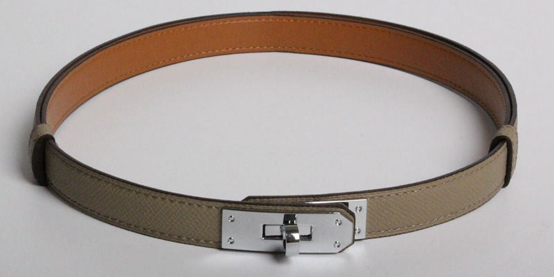 H home 2021 new kelly leather thin belt