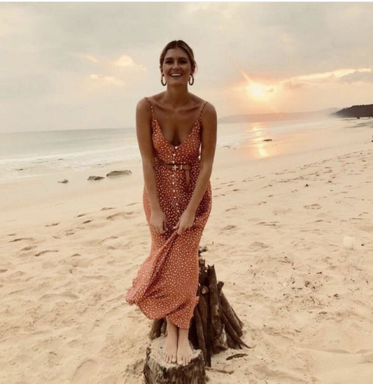 Women Summer Long Dress Beach Wear Maxi Dress