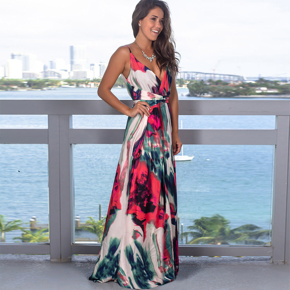 LOW back beach dress