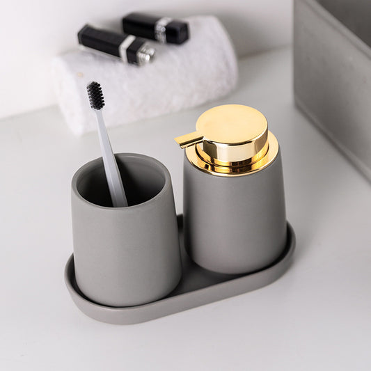 Bathroom Pressed Lotion Hand Soap Dispenser Bottle Set