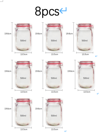 Refrigerator Food Seal Pocket