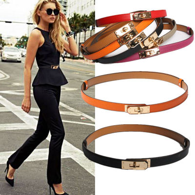 H home 2021 new kelly leather thin belt
