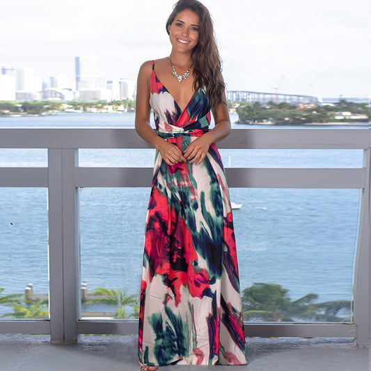 LOW back beach dress