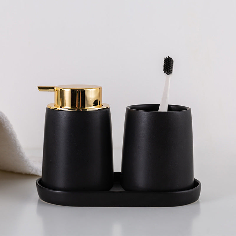 Bathroom Pressed Lotion Hand Soap Dispenser Bottle Set
