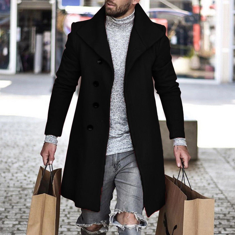 Plaid Men's Coat 2021 New Foreign Trade Wish Coat
