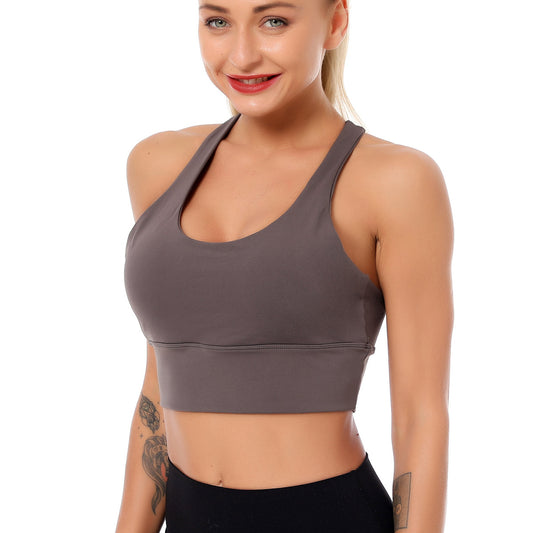 Shockproof Running Sports Bra Quick-Drying Vest Type Fitness Bra
